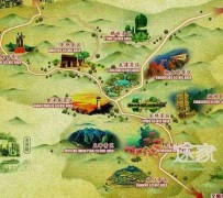 凉山景点地图(长沙景点地图)