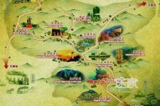 凉山景点地图(长沙景点地图)